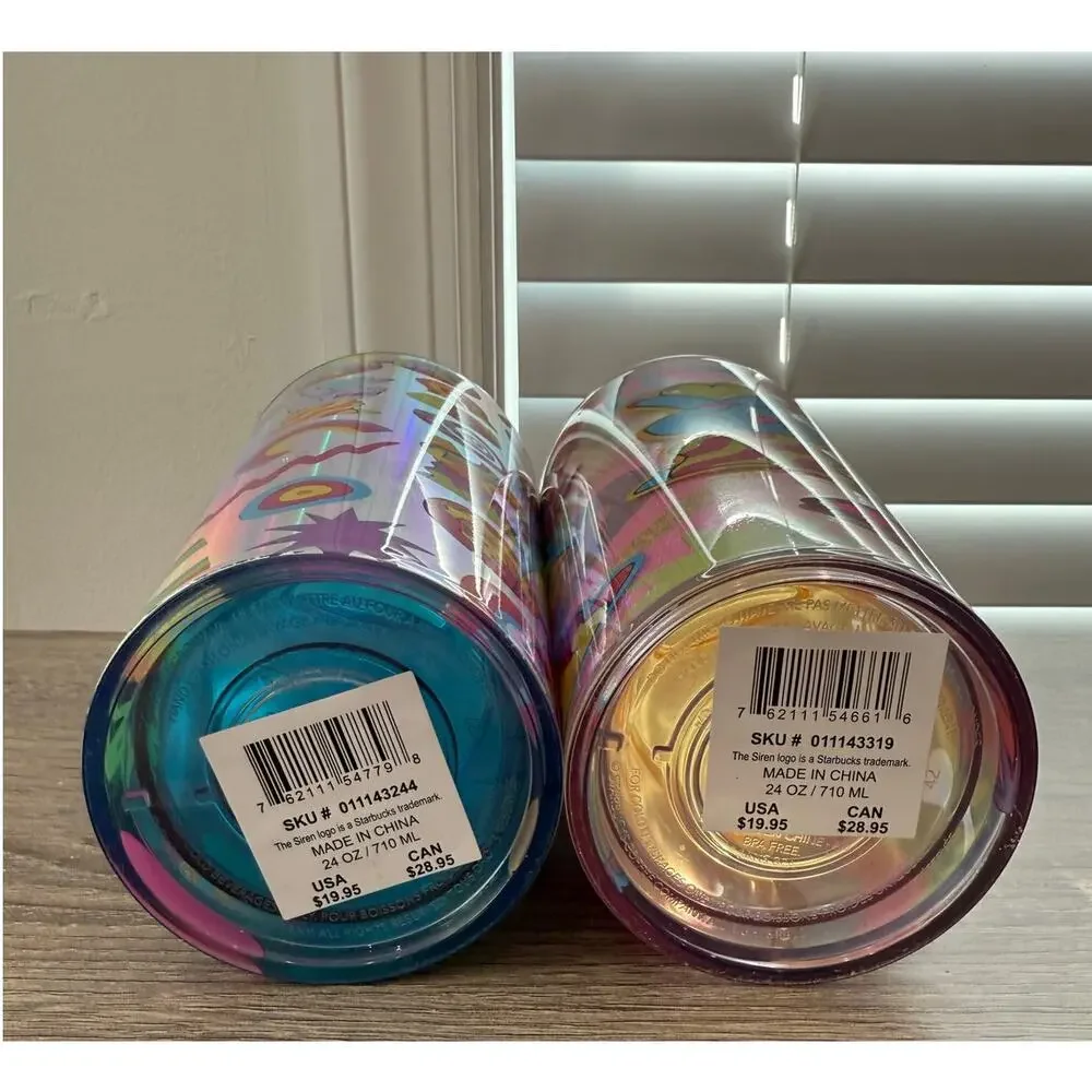 Set of 2 STARBUCKS Venti Cold Tumblers